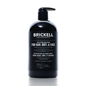 Brickell All in One Wash for Men Rapid Spicy Citrus 473 ml. 