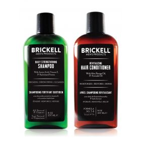 Brickell Men's Daily Revitalizing Hair Care Routine