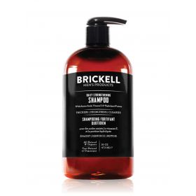 Brickell Men's Daily Strengthening Shampoo met Pomp