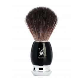 Muhle Black Fibre Shaving Brush - Vivo - Black Resin (M)