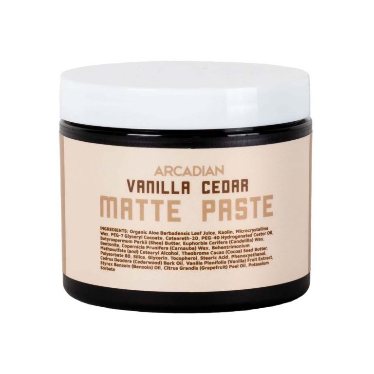 Arcadian Vanilla Cedar Matte Paste 115 gr.