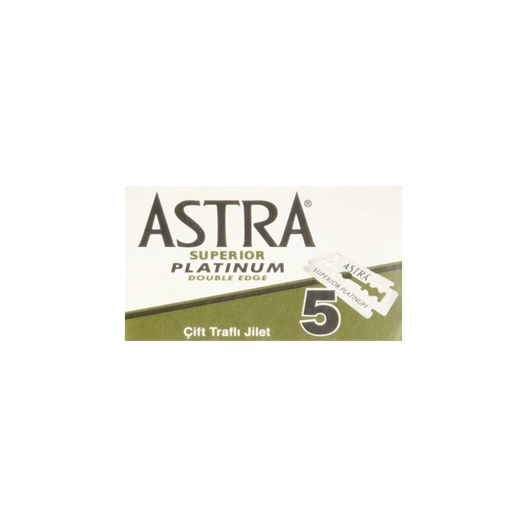 Astra Double Edge Blade Scheermesjes Superior Platinum (5 stuks)