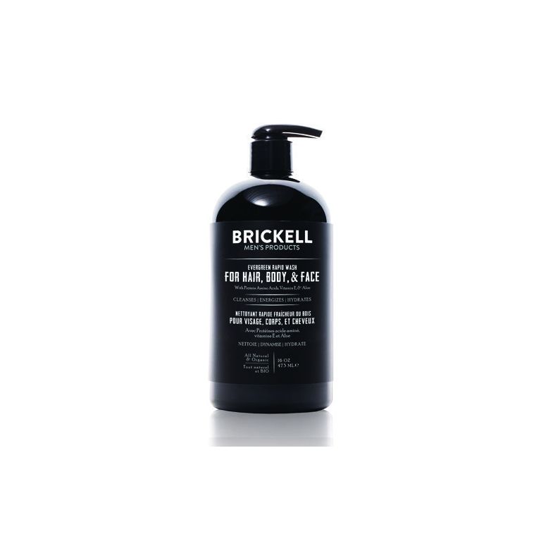 Brickell All in One Wash Evergreen 473 ml.