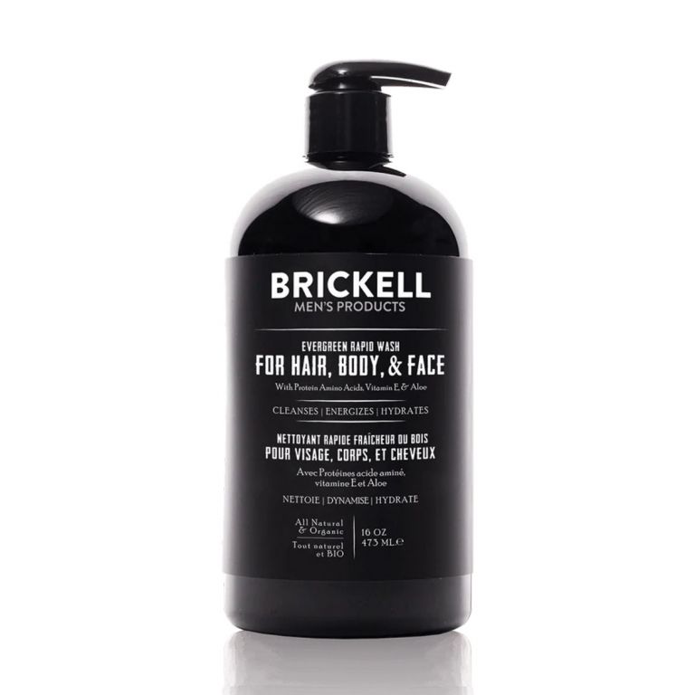 Brickell All in One Wash Evergreen 473 ml.