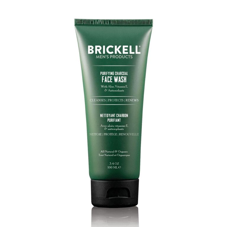 Brickell Purifying Charcoal Face Wash Travel 100 ml.