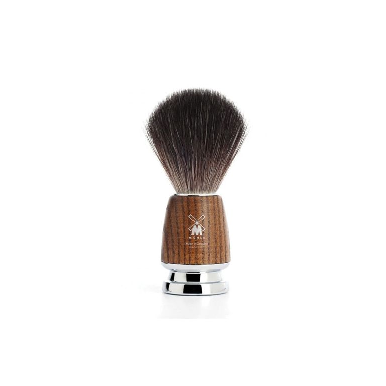 Muhle Black Fibre Shaving Brush - Rytmo - Essenhout (M)