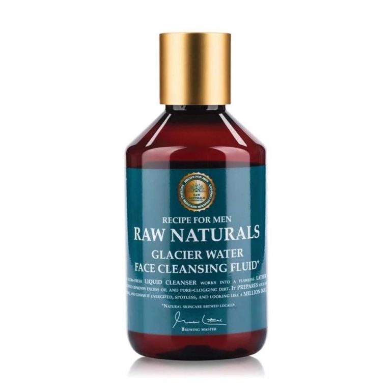 Raw Naturals Glacier Water Face Cleansing Fluid 250 ml.
