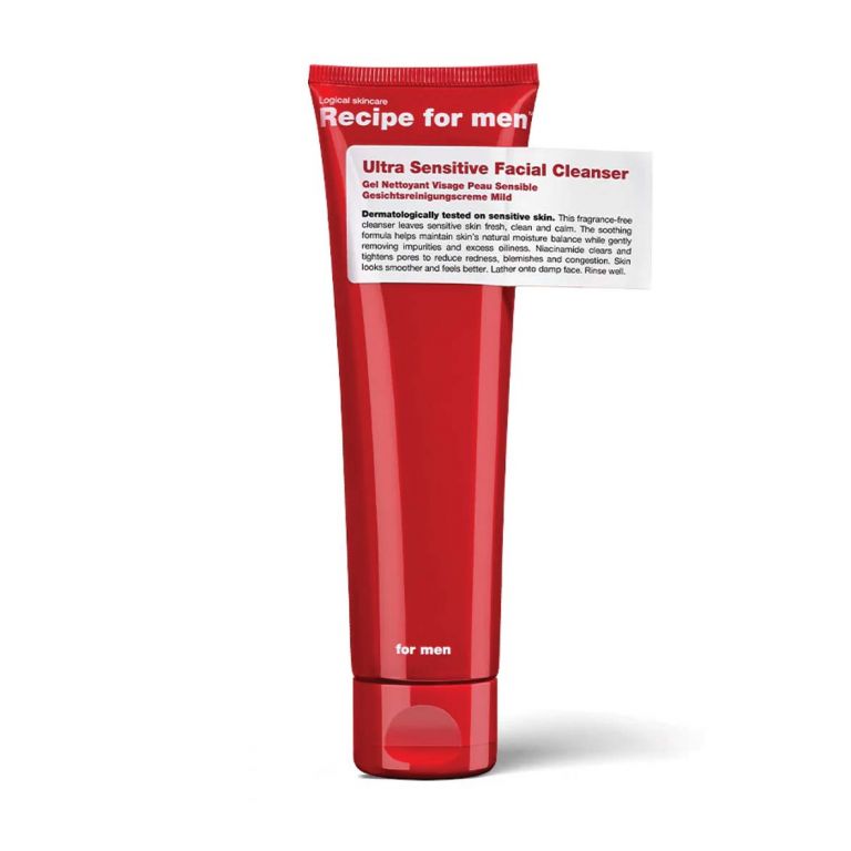 Recipe for Men Ultra Sensitive Facial Cleanser 100 ml.